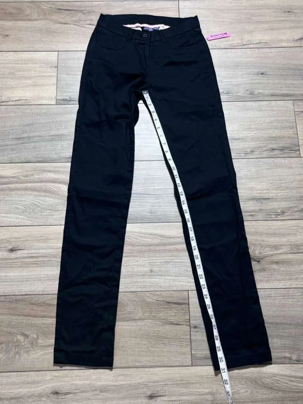 Izod Girls Skinny Schoolwear Uniform‎ Pants Size 1 Regular Black